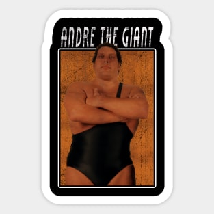 Vintage Wwe Andre The Giant Sticker